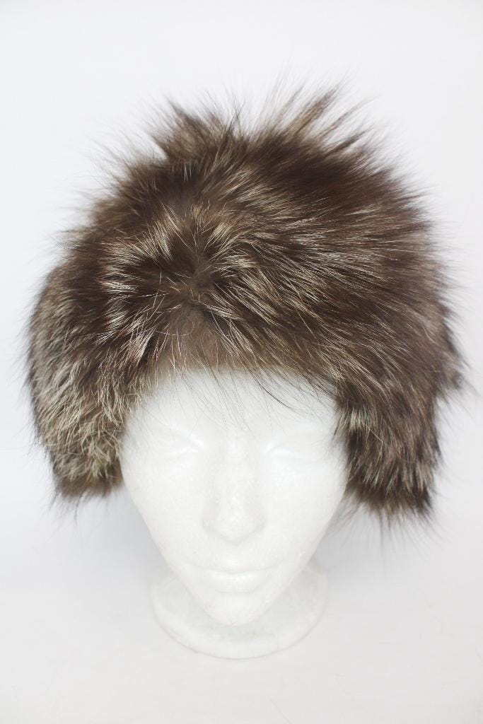 Mint Natural Silver Fur Hat Cap Women Woman Size All - Etsy display picture 3