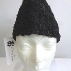 Refurbished New Black Lamb Astrakhan Fur Hat Cap Men Man Size All
