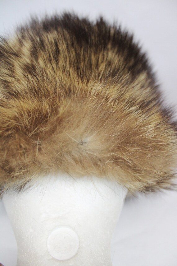 Mint Natural Raccoon Fur Hat Cap Women Woman Size All - Etsy display picture 2