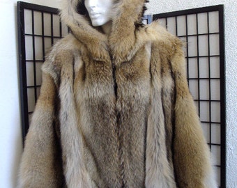 素晴らしいカナダ産北極ビーバーファージャケットコート レディース