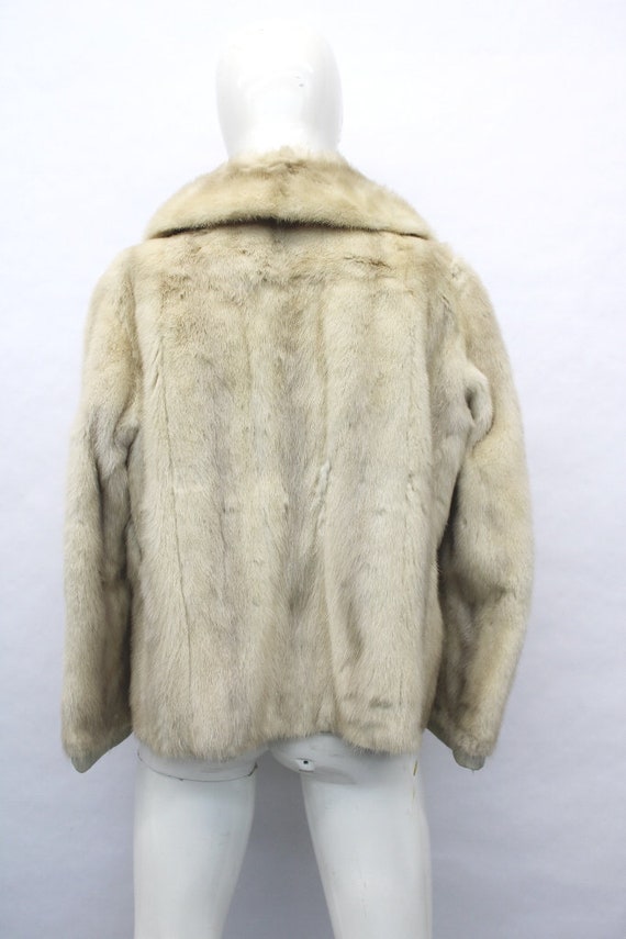 Scrap Item: Lavender Mink Fur Coat Jacket Arts & … - image 3