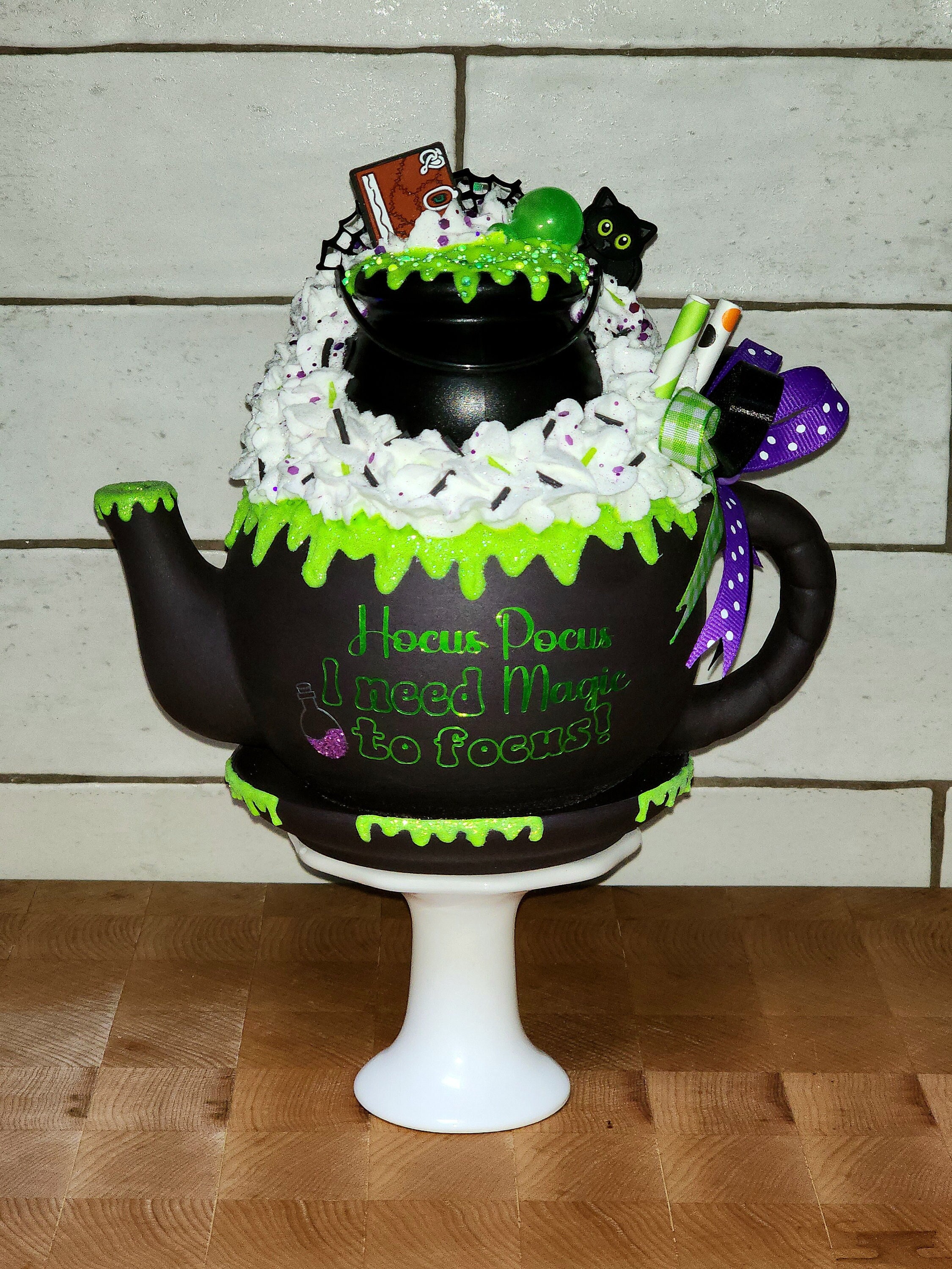Magic Potion Mini Decorative Teapot, Witch, Witches Brew, Halloween ...