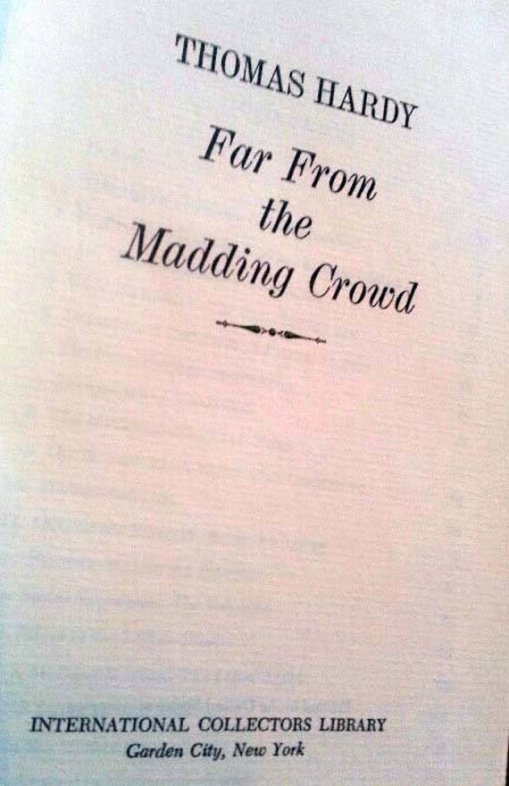 Far from the Madding Crowd (New York Public Library collectors edition)
