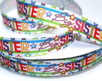 Miss Pre K Grad 1/" grosgrain ribbon the listing is for 3 yards and 2 flat resin