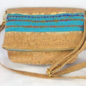Cork Handbag with Adjustable Strap