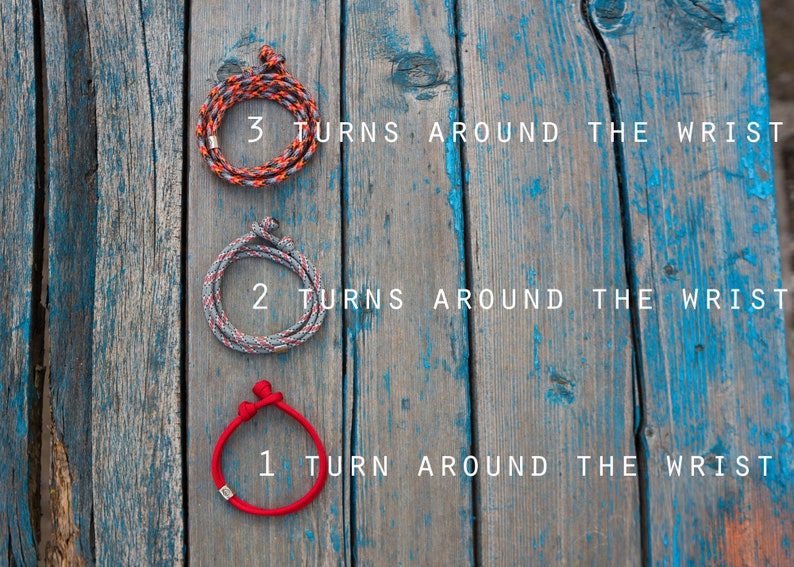 Mens nautical bracelets Sailing rope bracelet with silver Etsy