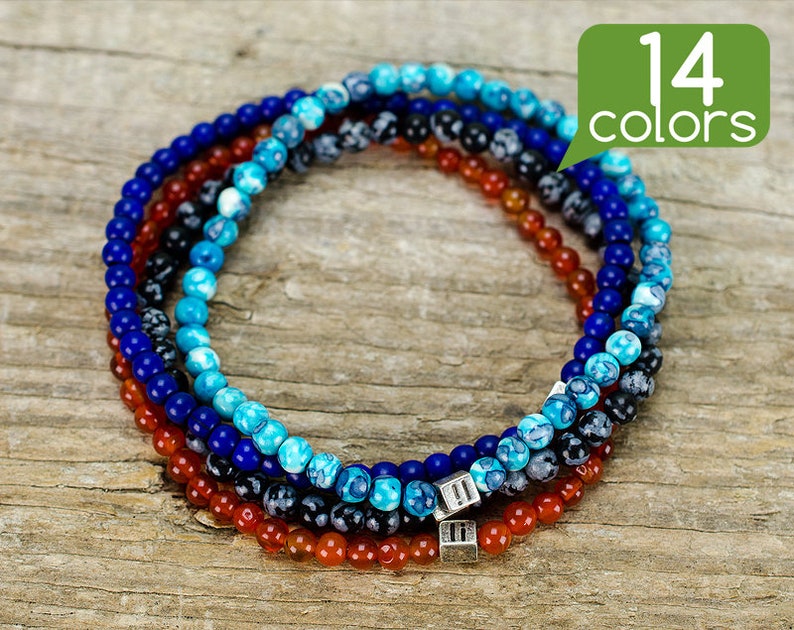 Stretch Bead Bracelet Bracelets for Small Wrists With Small Etsy