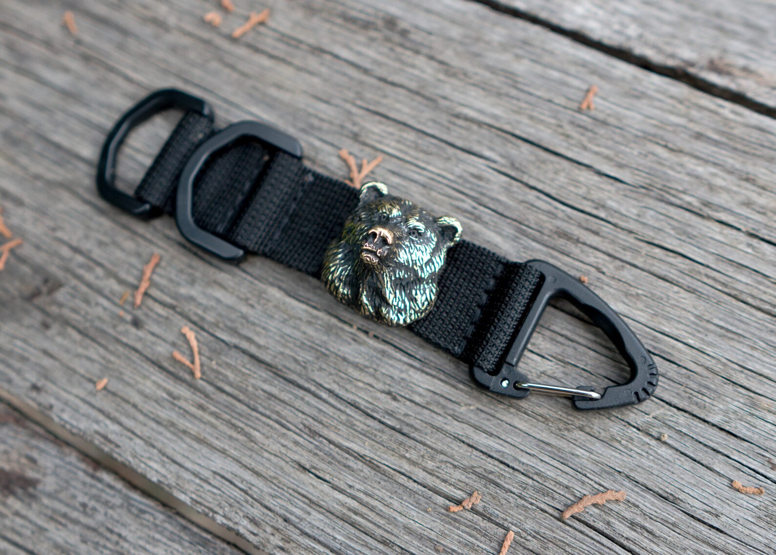 Bear Paracord Beads Paracord Accessories of Bronze. This is Etsy