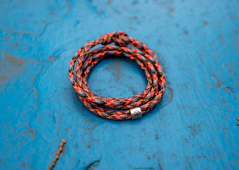 Mens nautical bracelets Sailing rope bracelet with silver Etsy