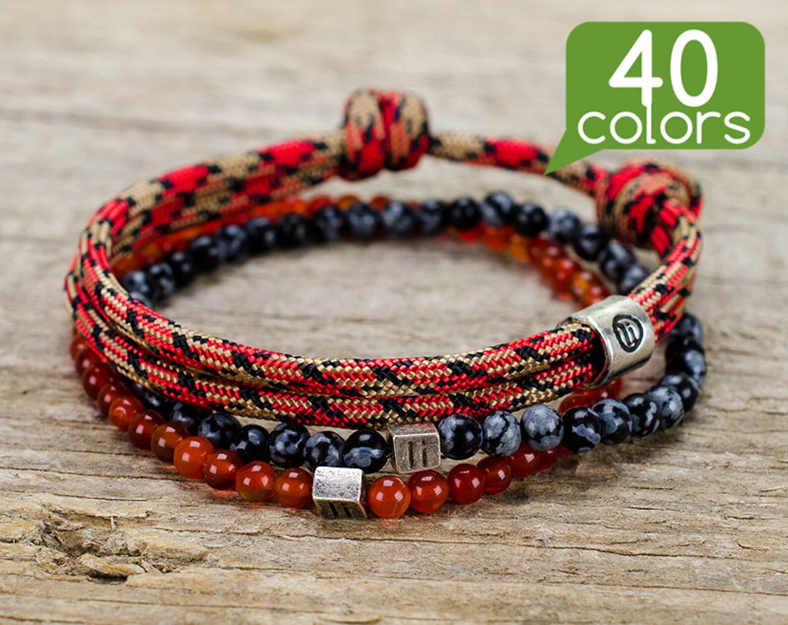 Mens nautical jewelry Mens nautical bracelets with silver Etsy