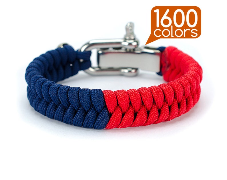 Adjustable paracord bracelet Adjustable cord bracelet Etsy