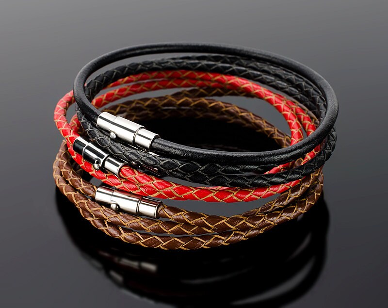 Wrap bracelet Double wrap bracelets with real stainless Etsy