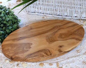 Cutting board oval approx. 30 x 15 cm / 11.8 x 5.9 inches