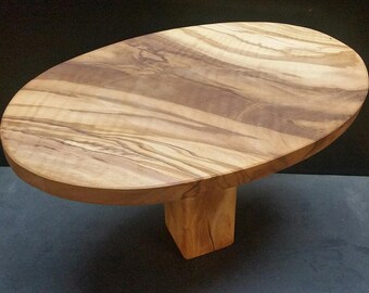 Meditation bench or stool for sitting on the heel, oval