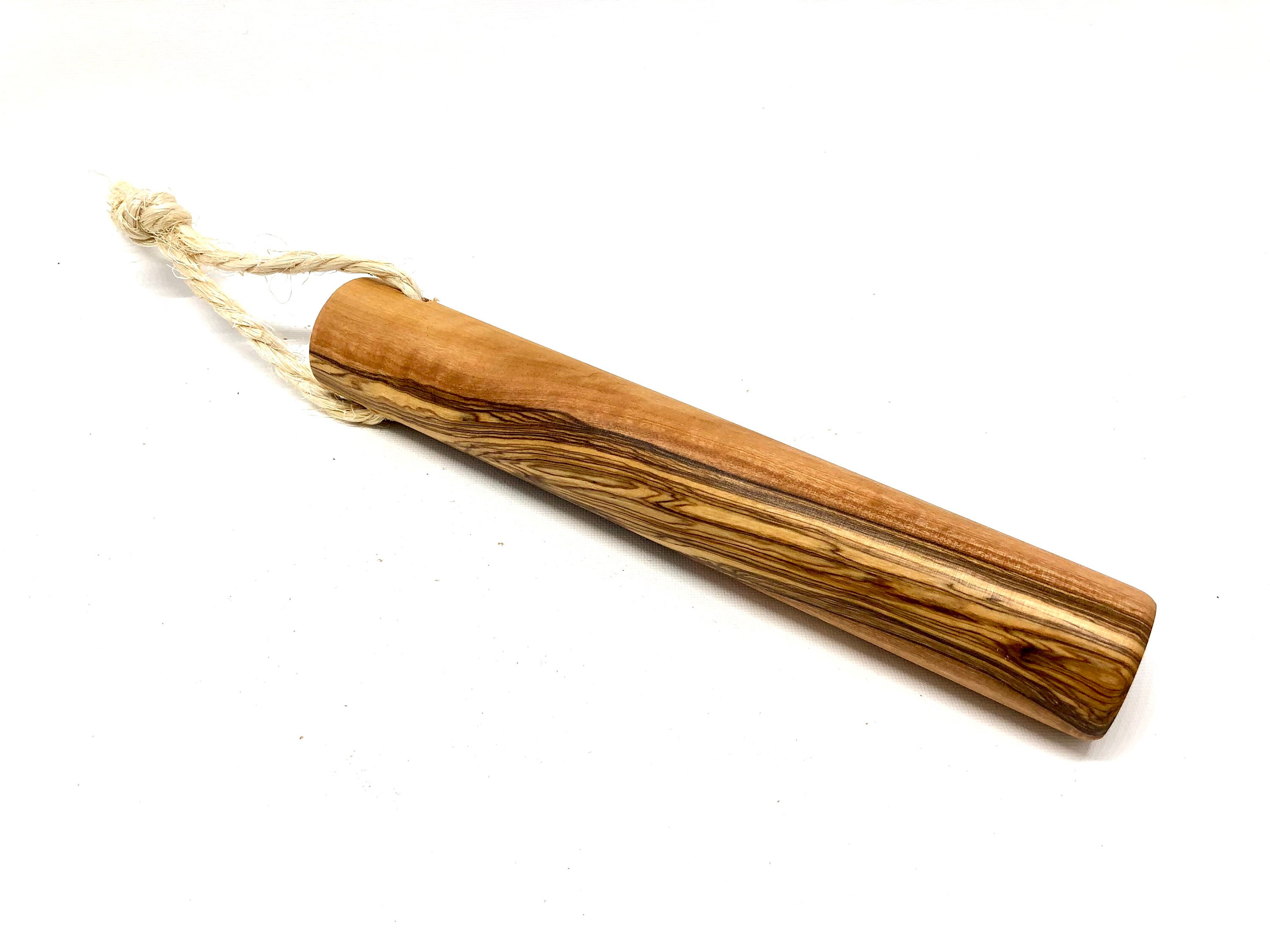 Olive Wood Dog Chew Bone With Lanyard Throw Stick Etsy