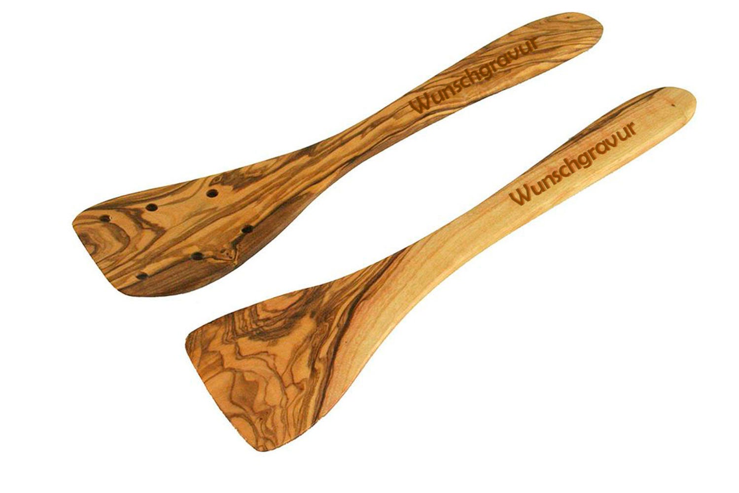 2x Spatula DUO With Engraving without / With Holes Made of Etsy UK