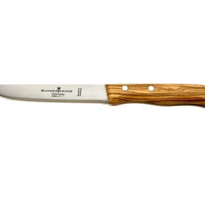 Tomato knife or vegetable knife with olive wood handle image 2