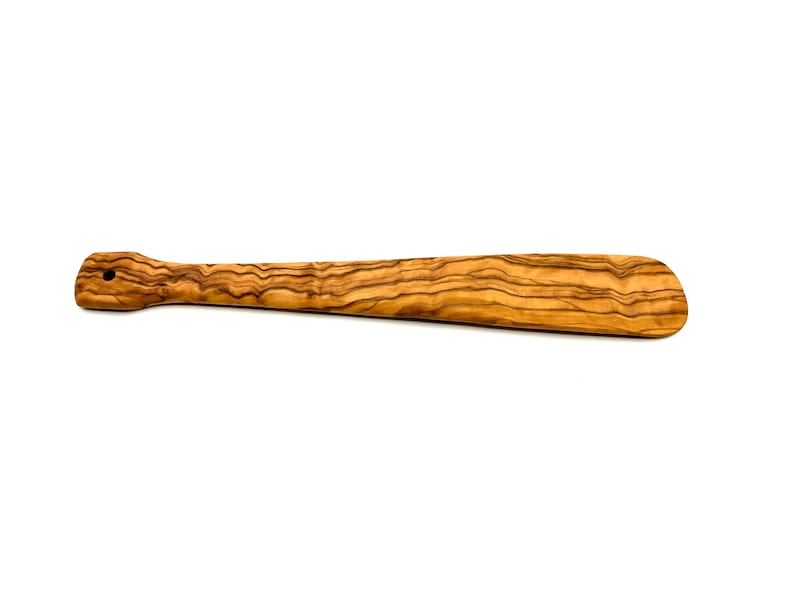 Chausse-pied en bois d'olivier longueur env. 28 cm Chausse-pied stable, durable, durable, fait main image 2