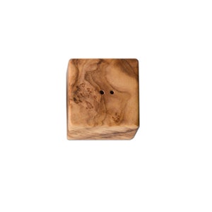 Spargipepe CUBE a forma di cubo in legno d'ulivo