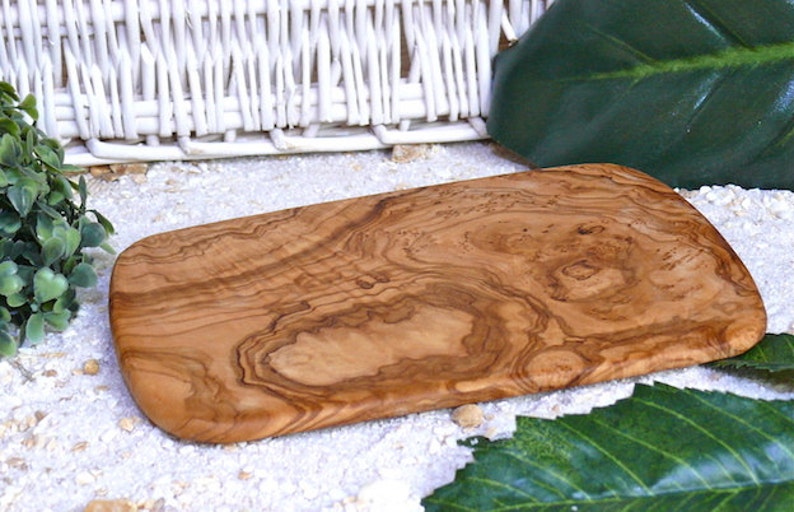 6 x cutting board olive wood 22 x 13 cm 8.6 x 5 inches