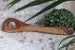 Risotto spoon, olive wood, long handle, wooden spoon, cooking spoon with hole, durable, classic, sustainable, tasteless 