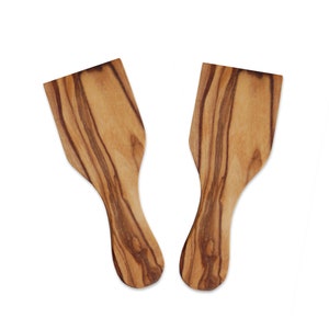 2 pelapatate per raclette in legno d&#39;ulivo