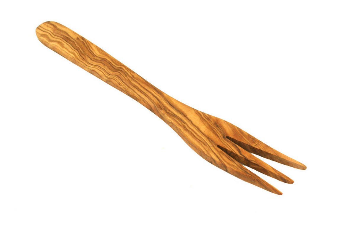 Fork Olive Wood 7.8 Inch Etsy