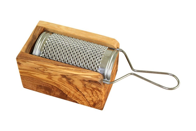Parmesan / Cheese Grater in olive wood small Etsy