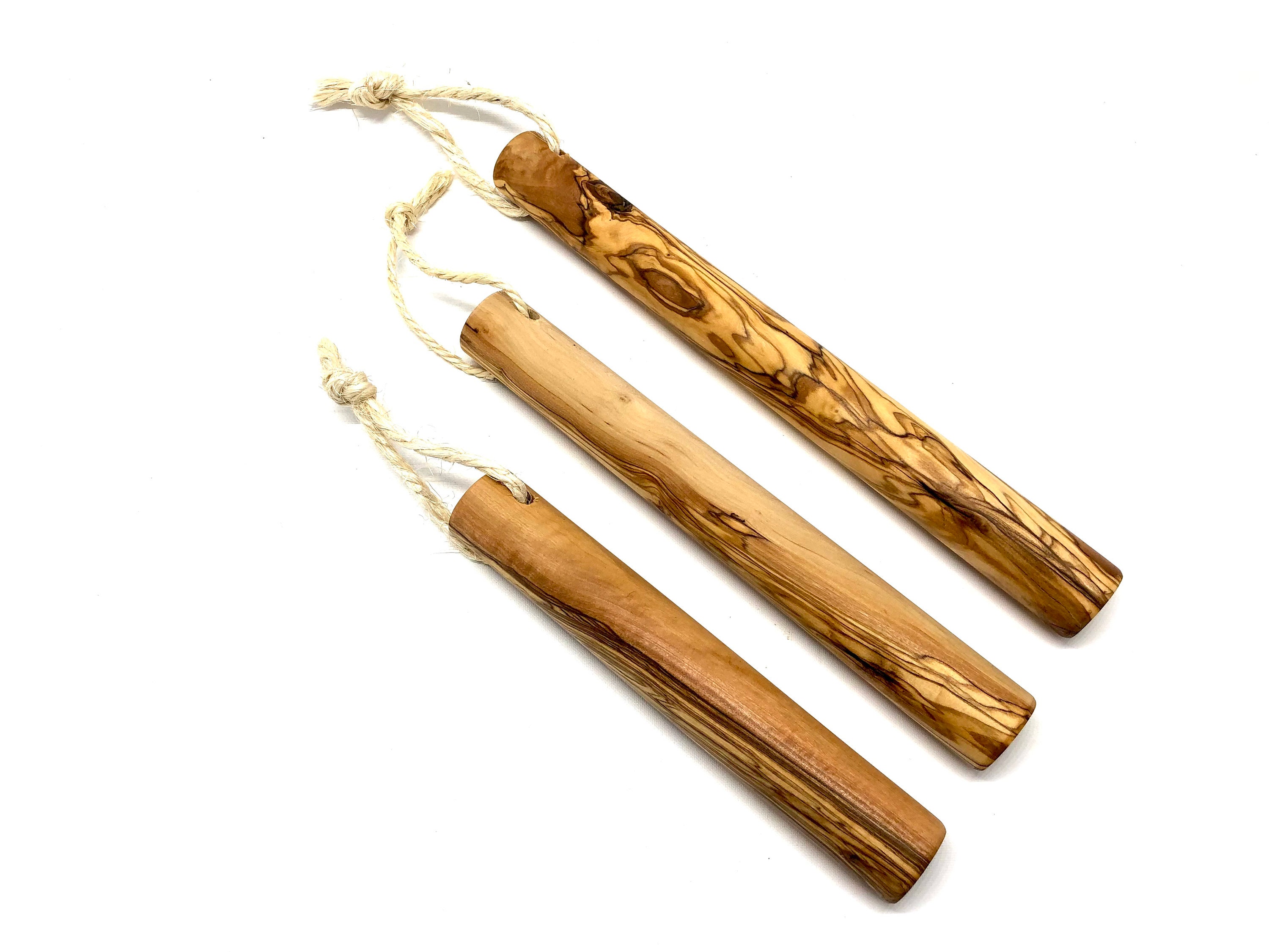 Olive Wood Dog Chew Bone With Lanyard Throw Stick Etsy