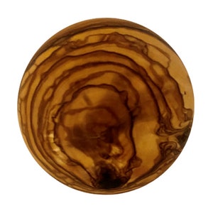Olive wood ball ø approx. 8 cm as decoration or closure for carafes zdjęcie 1