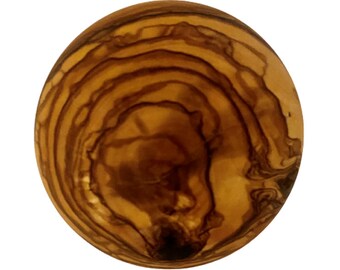 Olive wood ball (ø approx. 8 cm) as decoration or closure for carafes