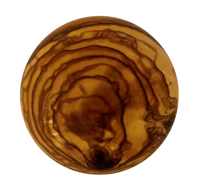 Olive wood ball ø approx. 8 cm as decoration or closure for carafes zdjęcie 1