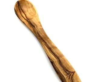 Baby-Löffel, Babybreilöffel aus Olivenholz