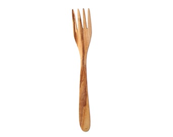 Fork olive wood, 7.8 inch