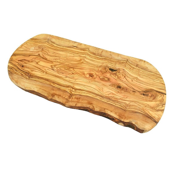 Olivenholz-erleben Natural Olive Wood Cutting Board/Serving Board, Large