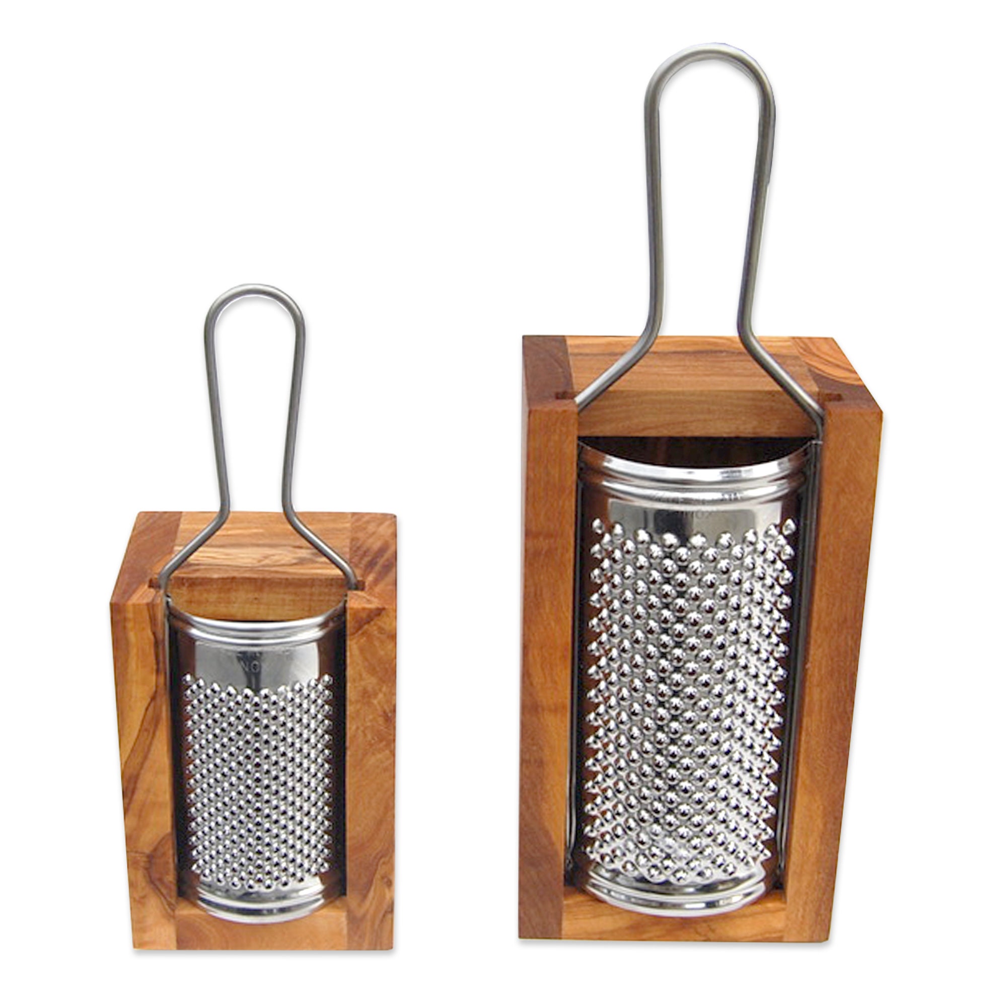 Carved Olive Wood and Stainless Steel Cheese Grater — Broders' Cucina  Italiana