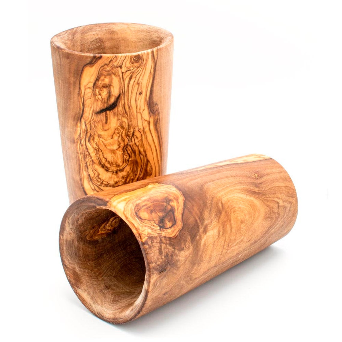 Drinking Cup XXL With Engraving Made of Olive Wood Etsy