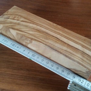 Kantel (ca. 6 x 6 x 20 cm) zum Drechseln etc. DIY, rohes Olivenholz