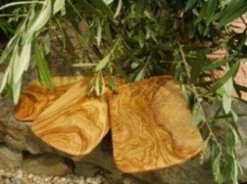 6 x cutting board olive wood 22 x 13 cm 8.6 x 5 inches