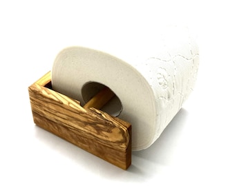 Toilet roll holder MUNICH olive wood