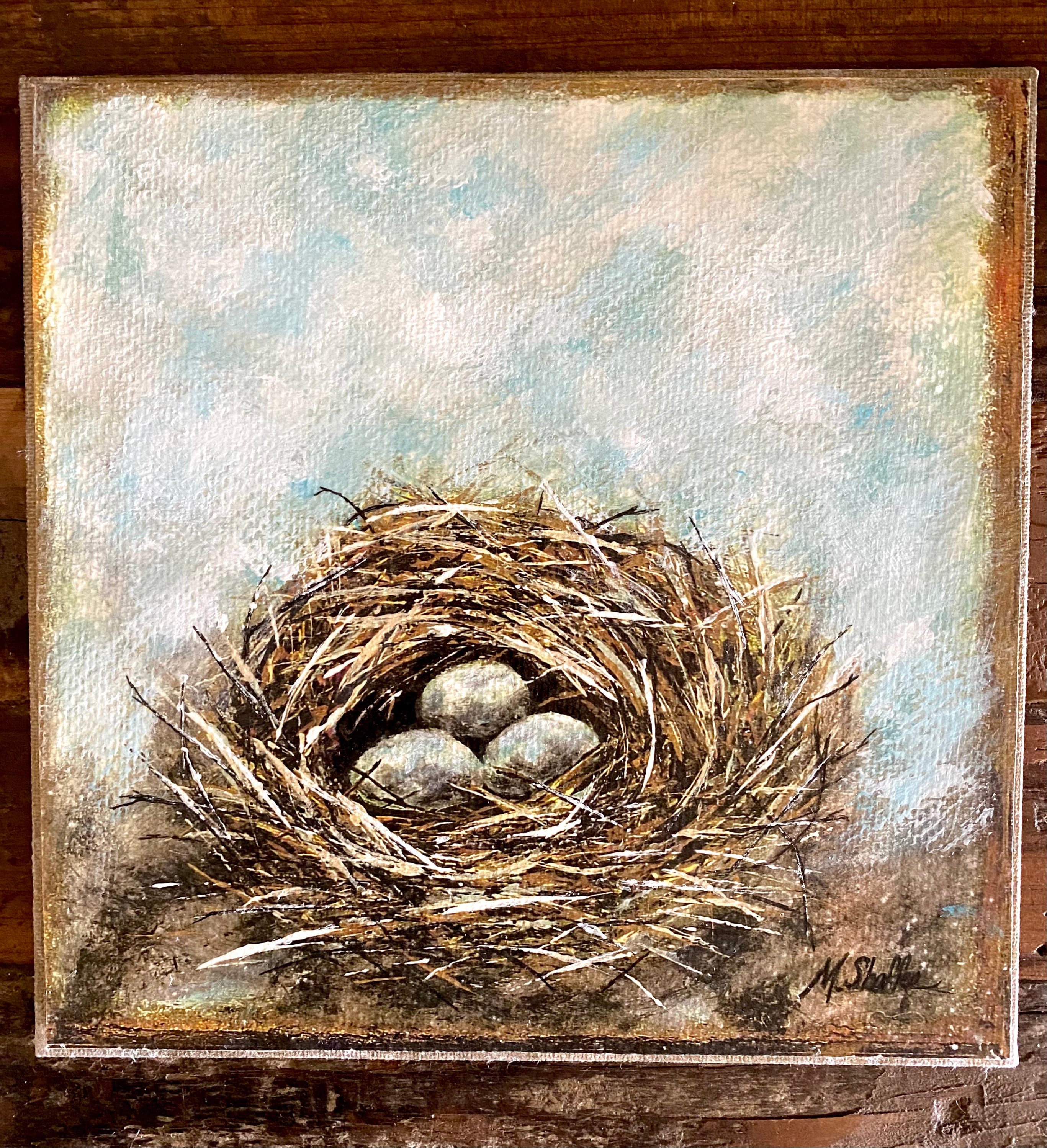 Birds Nest Artwork Etsy