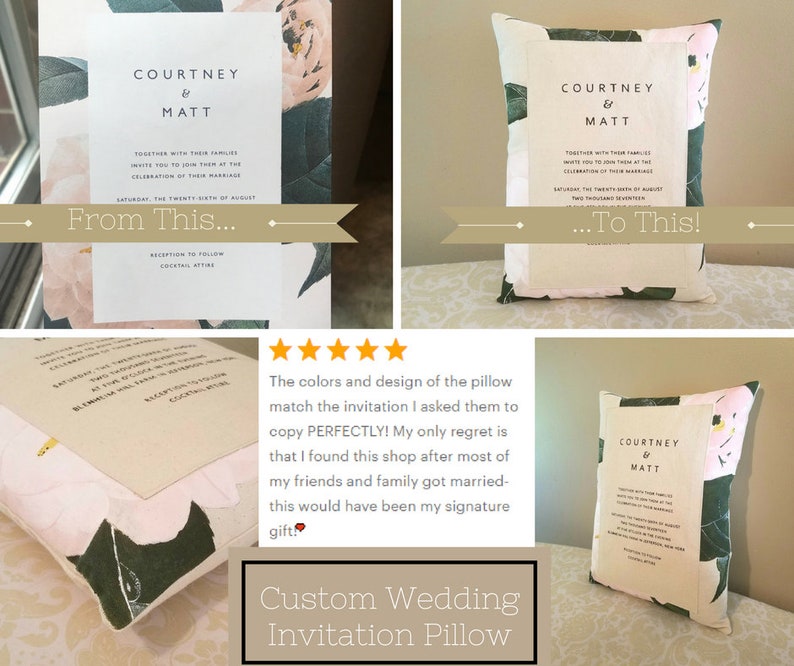 Wedding Invitation Gift Wedding Invitation Keepsake Etsy