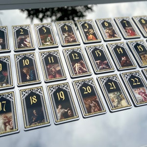 John Wick Kapitel 4 - Metal Rules of Engagment Tarotkarten prop Replica