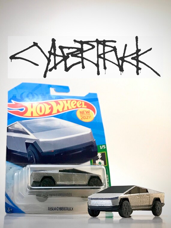 Tesla Cybertruck Hot Wheel Model Toy Car 164 Scale W Optional Keychain Or Packaging