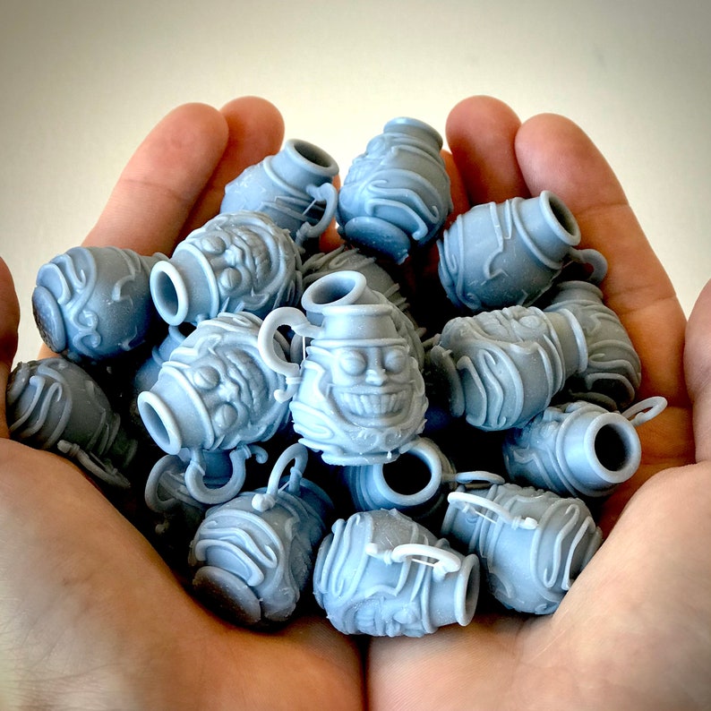 Pot Of Greed Keychain Tokens Paintable Gray Yu-Gi-OH