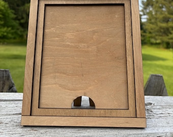 Handmade Wechselrahmen | Rustikaler Holzrahmen für saisonale Einsätze | Landhaus Dekor