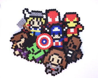 Comic Book Superhero The Avengers - Perler Bead, Home Decor, Toy and Gift