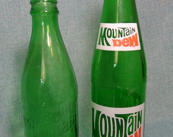 Mountain Dew Logos Vintage Soda POP15-1 Precut Bottle cap Images Magnets Jewelry