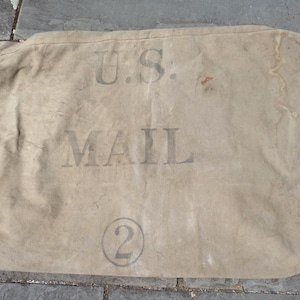 Vintage Us Mail Bag - Etsy Canada