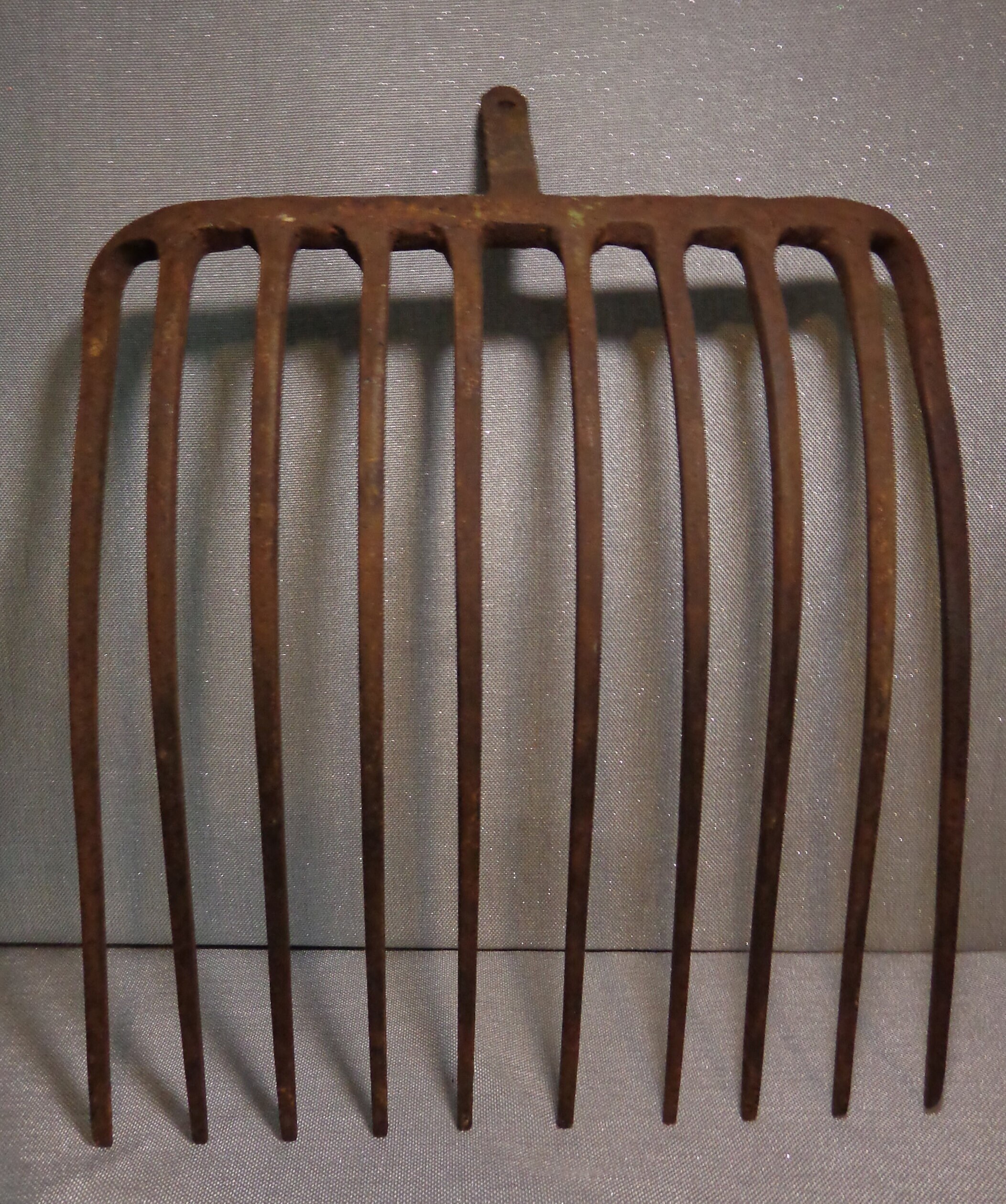 Antique Large Iron Manure Pitchfork Head Antique Iron Manure Etsy